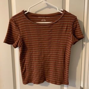 striped short shirt
